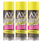 3X - What A Blast! Lemon Car Air Freshener Spray 500ml Car Air Freshener